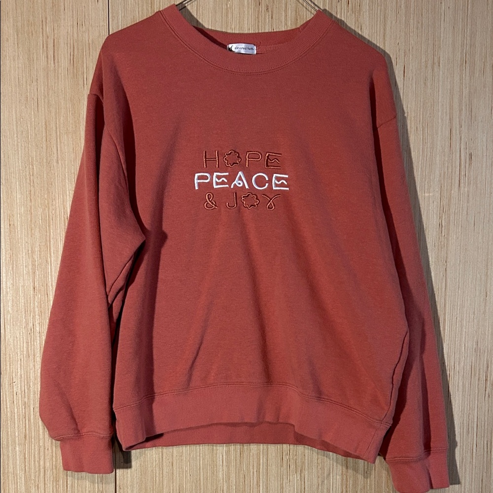 Elevated Faith Holiday message Sweatshirt